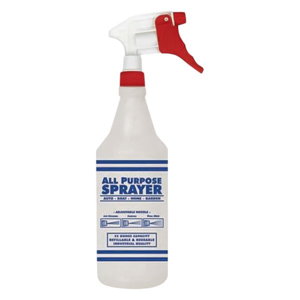 SM Arnold® - 32 oz. Red/White Trigger Sprayer Assembly with 9-1/4" Dip Tube Length and Standard Strainer