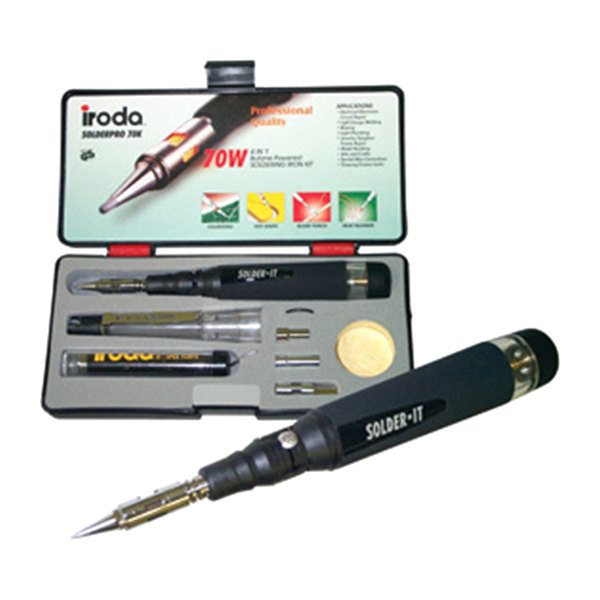 Solder-It® - SolderPro™ 70 Manual Ignition 4-in-1 Butane Soldering Iron Kit