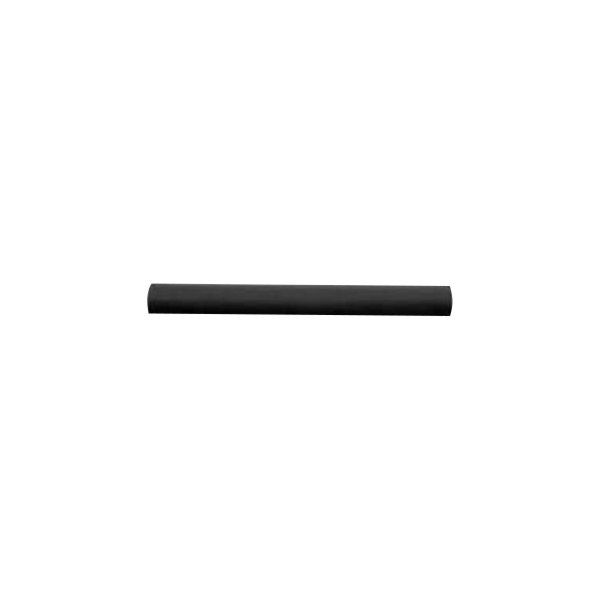 Standard® - 6" x 1/2" 2:1 Polyolefin Black Thin Wall Heat Shrink Tubing