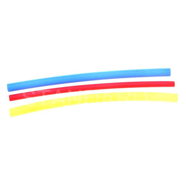 Standard® - Handypack™ 6" x 1/32" to 1/8" 2:1 PVC Multi-Color Single Wall Heat Shrink Tubing Set