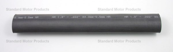 Standard® - 12" x 1-19/64" 6:1 Polyolefin Black Heavy Wall Heat Shrink Tubings with Adhesive Coating