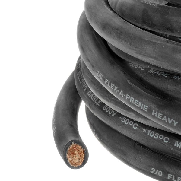 Standard® - #1/0 Gauge 50' Black Welding Cable