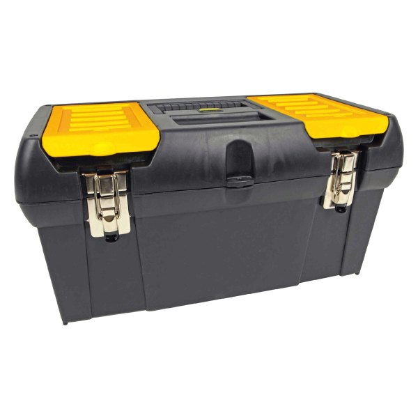 Stanley Tools® - 2000™ Plastic Black Portable Tool Boxes with Tray (19" W x 9.75" D x 9.75" H)