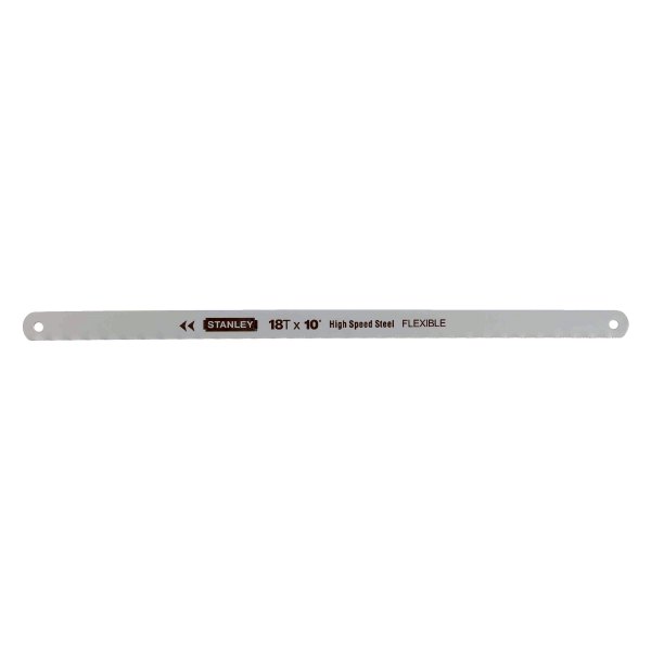 Stanley Tools® - 18 TPI 10" High Speed Steel Hack Saw Blade
