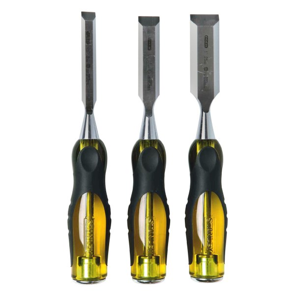 Stanley Tools® - Fatmax™ 3-piece 1/2" to 1" Woodworking Chisel Set