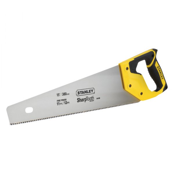 Stanley Tools® - Finish Cut SharpTooth™ 15" x 11 TPI Carpenter Saw