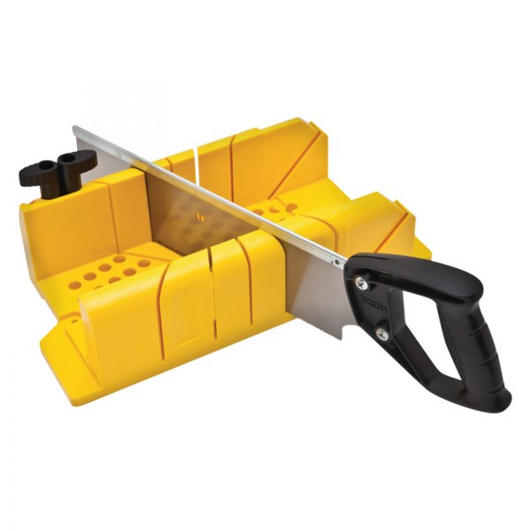 Stanley Tools® - 4-Piece 14" x 12 TPI Backsaw Kit with Clamping Mitre Box