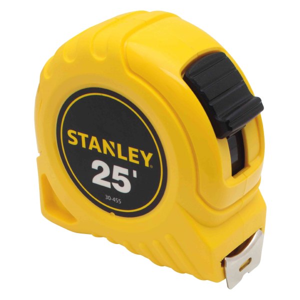 Stanley Tools® - 25' SAE Yellow High Impact Measuring Tape