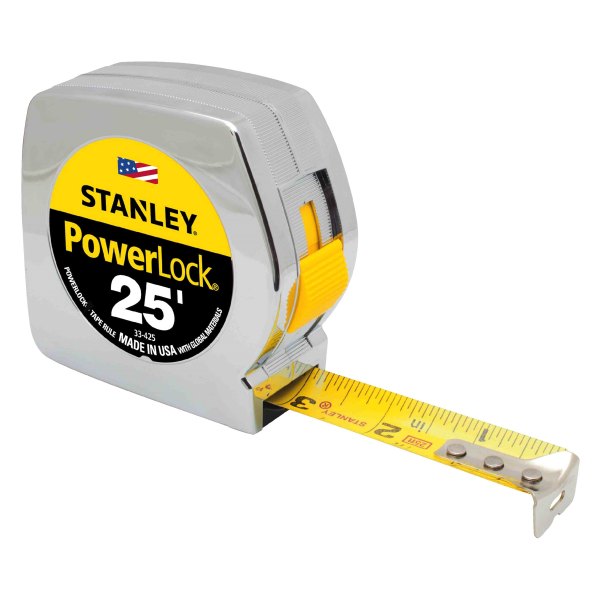 Stanley Tools® - PowerLock™ 25' SAE High Impact Measuring Tape