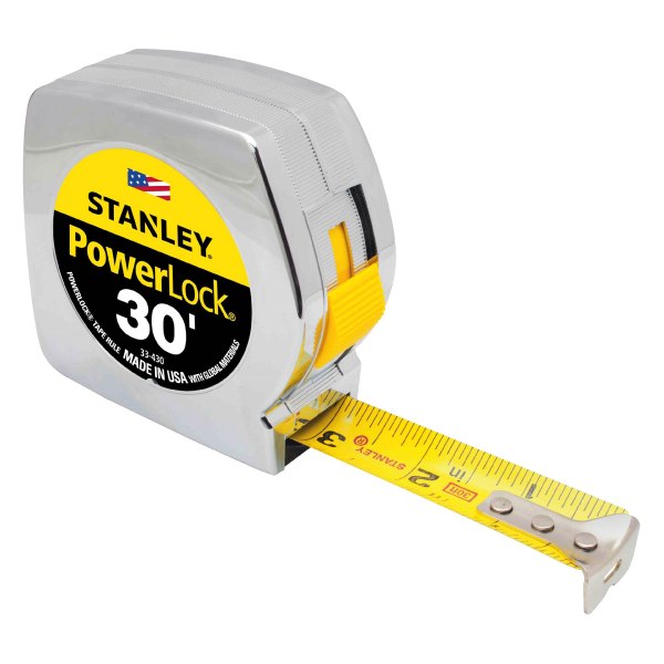 Stanley Tools® - PowerLock™ 30' SAE High Impact Measuring Tape