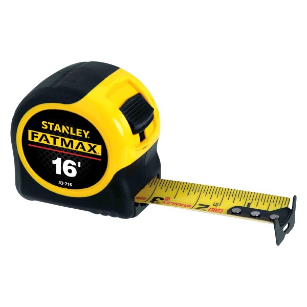 Stanley Tools® - FATMAX Classic™ 16' SAE Yellow/Black Durable High Impact Measuring Tape