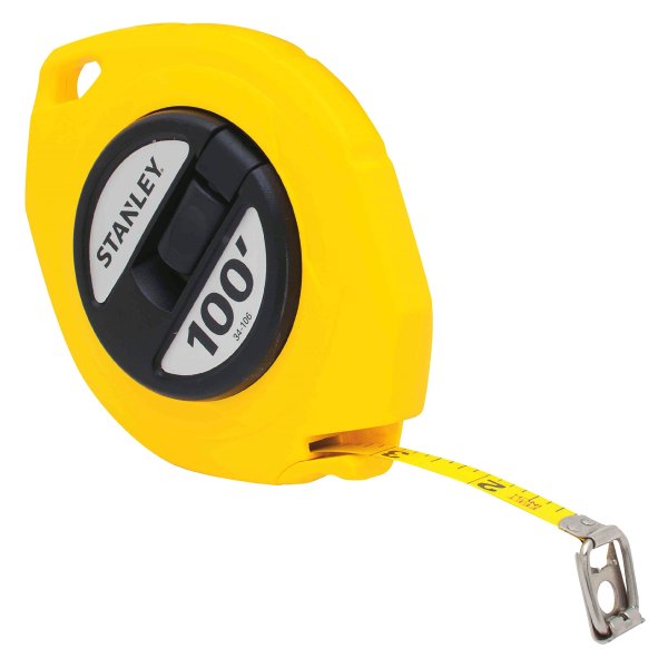 Stanley Tools® - 100' SAE Yellow Measuring Tape