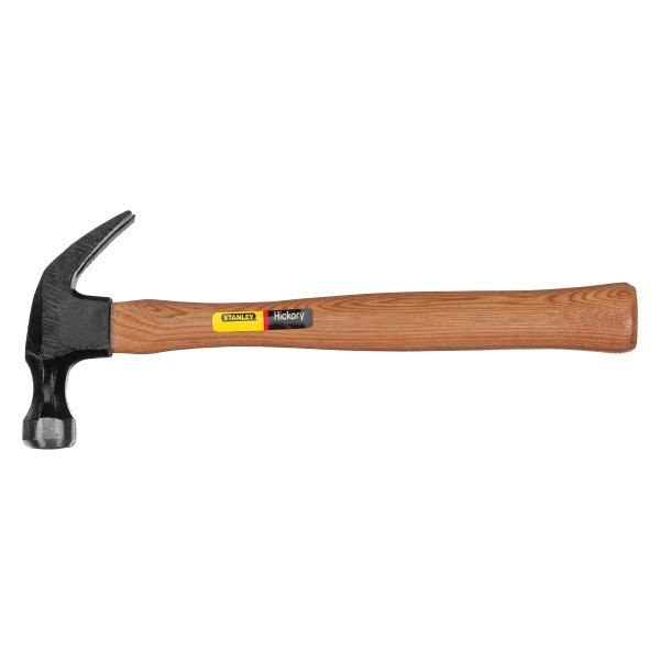Stanley Tools® - 7 oz. Wood Handle Smooth Face Curved Claw Nailing Hammer