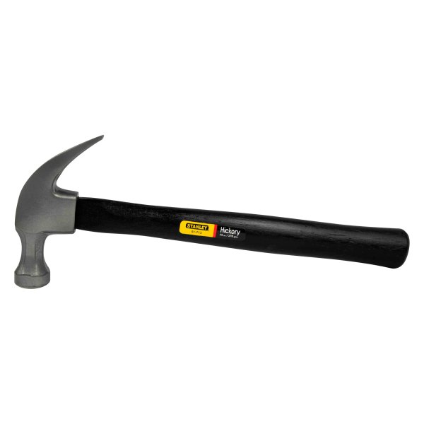 Stanley Tools® - 13 oz. Wood Handle Smooth Face Curved Claw Hammer