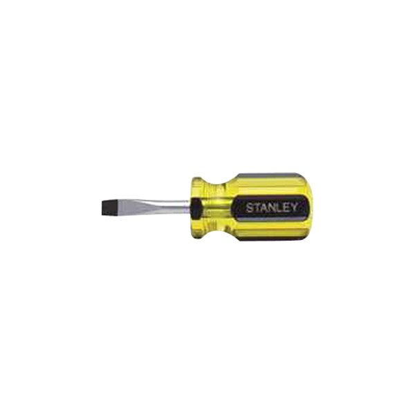 Stanley Tools® - 100 Plus™ 1/4" x 1-1/2" Dipped Handle Stubby Slotted Screwdriver