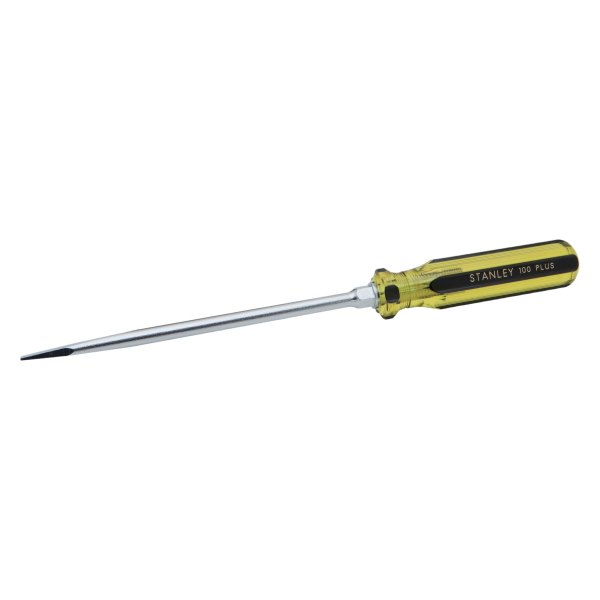 Stanley Tools® - 100 Plus™ 3/8" x 8" Dipped Handle Long Slotted Screwdriver