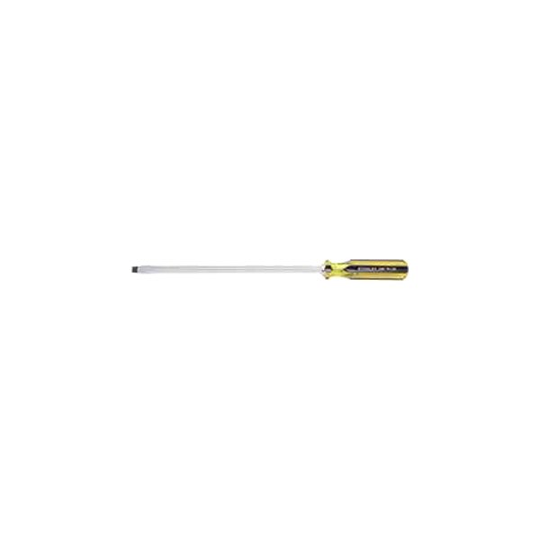 Stanley Tools® - 100 Plus™ 3/8" x 12" Dipped Handle Long Slotted Screwdriver