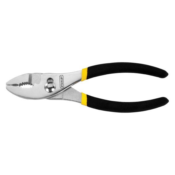 Stanley Tools® - 8" Dipped Handle Round Nose Slip Joint Pliers