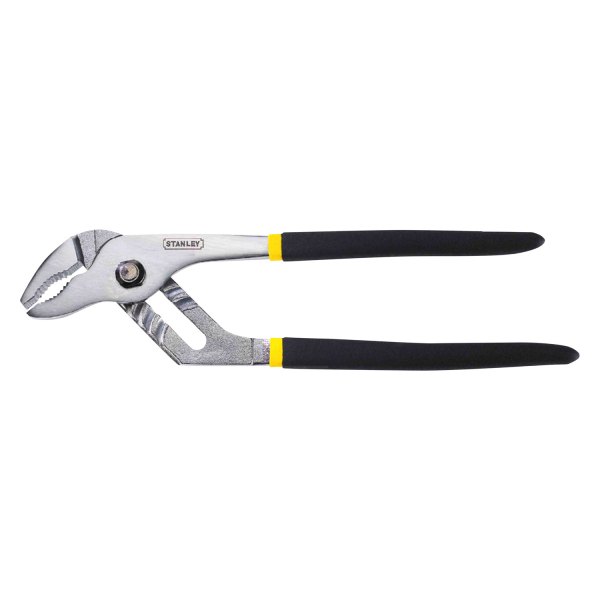 Stanley Tools® - 8" Curved Jaws Dipped Handle Tongue & Groove Pliers