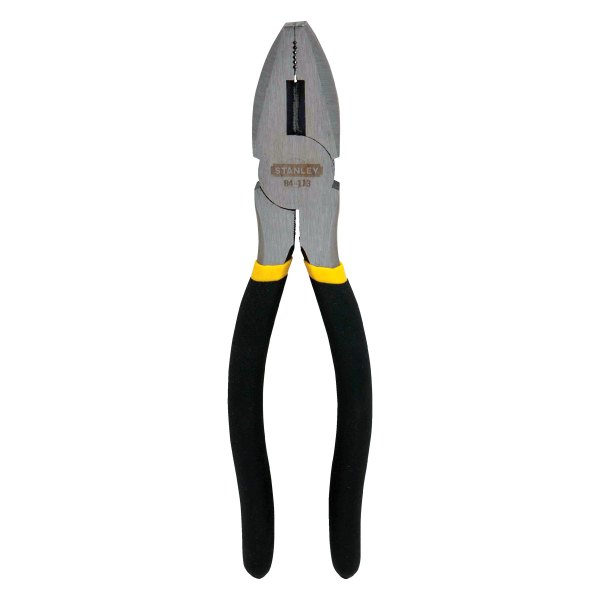 Stanley Tools® - 8-3/4" Dipped Handle Flat Grip/Cut Jaws Linemans Pliers