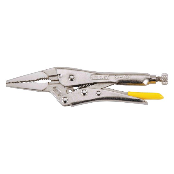 Stanley Tools® - Maxsteel™ 6-3/8" Metal Handle Long Nose Jaws Locking Pliers
