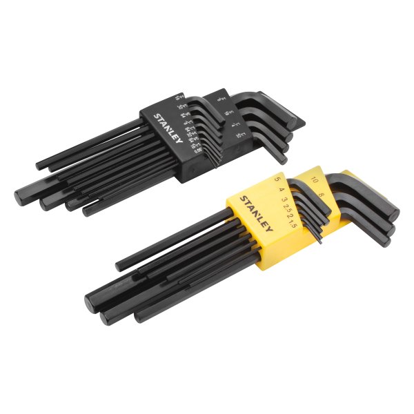 Stanley Tools® - 22-Piece SAE/Metric Long Arm Hex Key Set