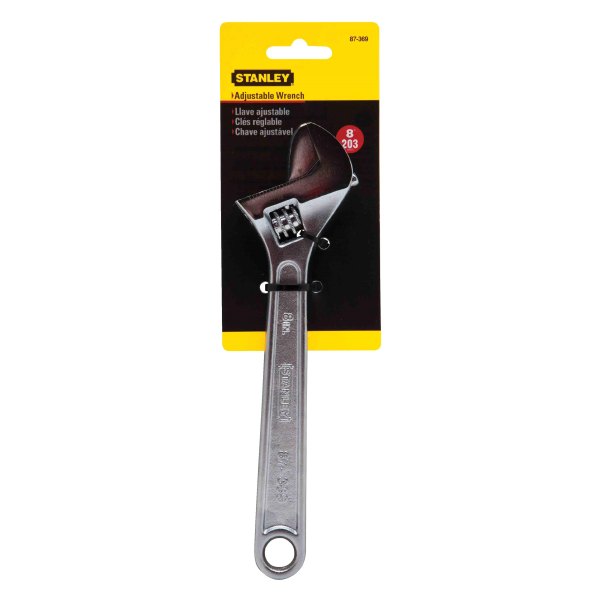 Stanley Tools® - 1" x 8" OAL Plain Handle Adjustable Wrench