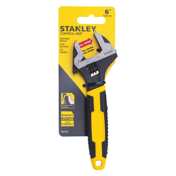 Stanley Tools® - MaxSteel™ 1" x 6" OAL Multi Material Handle Adjustable Wrench