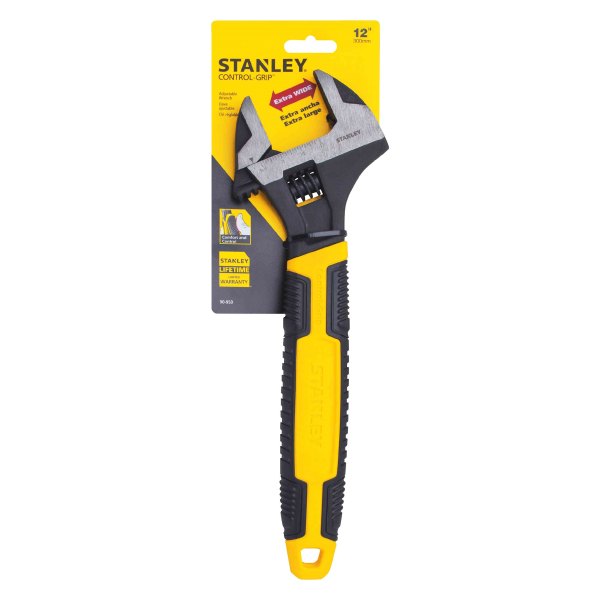 Stanley Tools® - MaxSteel™ 1-9/16" x 12" OAL Multi Material Handle Adjustable Wrench