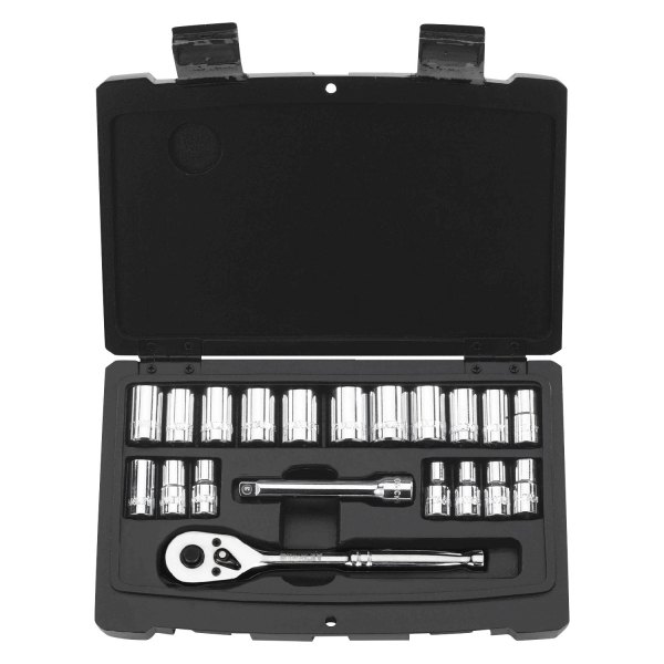 Stanley Tools® - 1/4" Drive 6-Point SAE/Metric Socket Set, 20 Pieces