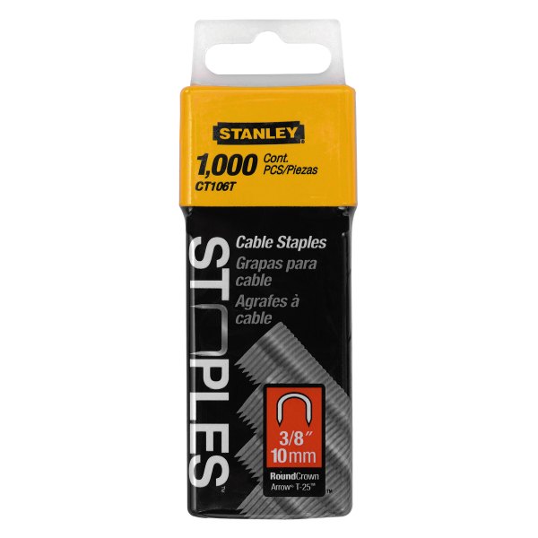 Stanley Tools® - 3/8" Cable Staples (1000 Pieces)