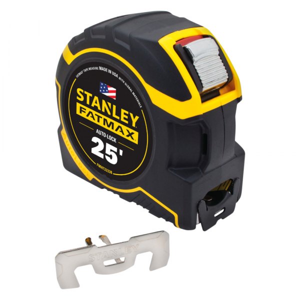 Stanley Tools® - FATMAX™ 25' SAE Yellow/Black Auto-Lock Measuring Tape