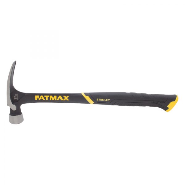 Stanley Tools® - FatMax™ 17 oz. Jacketed Graphite Handle Checkered Face Straight Claw High Velocity Framing Hammer