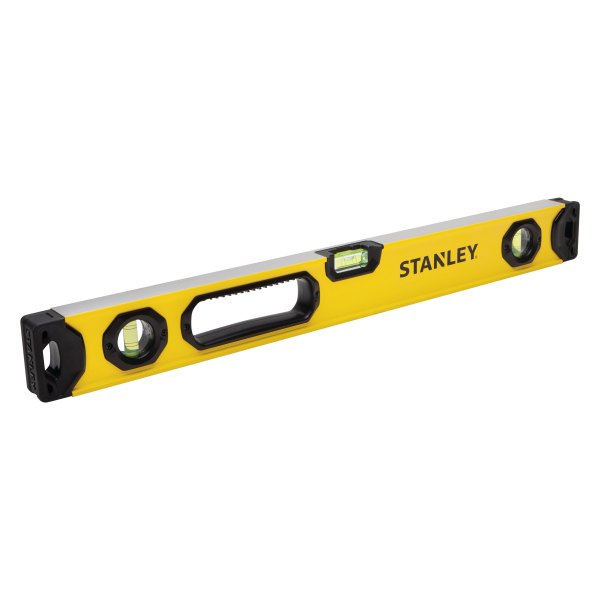 Stanley Tools® - 24" Yellow/Black Aluminum Box Beam Level