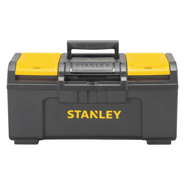 Stanley Tools® - Plastic Yellow/Black Portable Tool Box (10.5" W x 9.3" H)