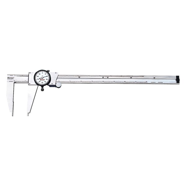 Starrett® - 120 Series™ 0 to 12" SAE Stainless Steel Dial Caliper with Long Nib Jaws
