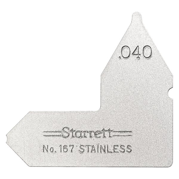Starrett® - 167 Series™ 0.040" SAE Stainless Steel Radius Gauge