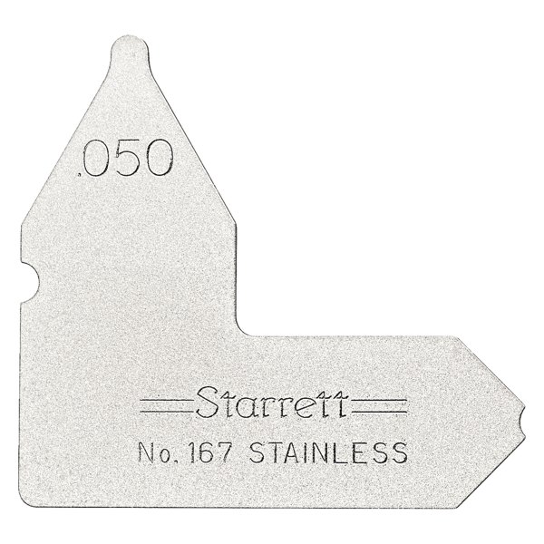 Starrett® - 167 Series™ 0.050" SAE Stainless Steel Radius Gauge