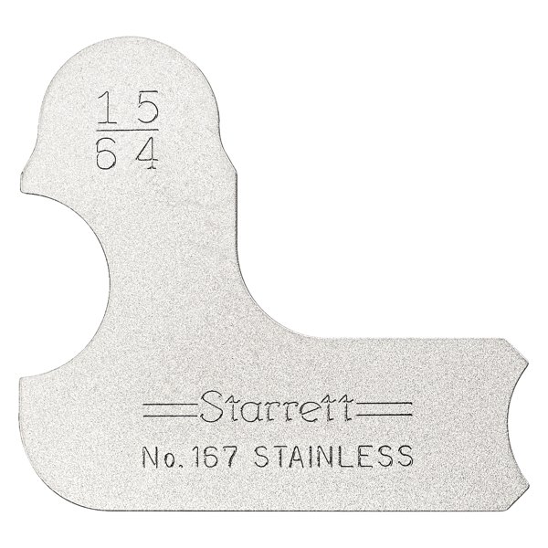 Starrett® - 167 Series™ 15/64" SAE Stainless Steel Radius Gauge 