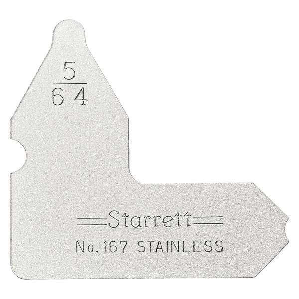 Starrett® - 167 Series™ 5/64" SAE Stainless Steel Radius Gauge 