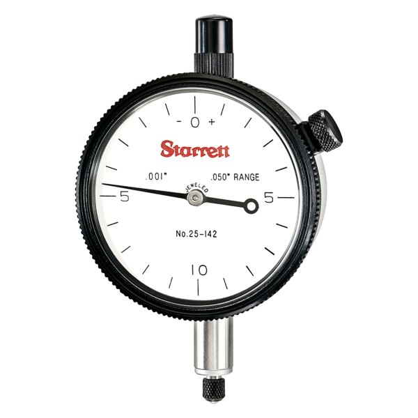 Starrett® - 25 Series™ 0 to 0.05" SAE Dial Indicator