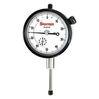 Starrett® - 25 Series™ 0 to 1" SAE Dial Indicator