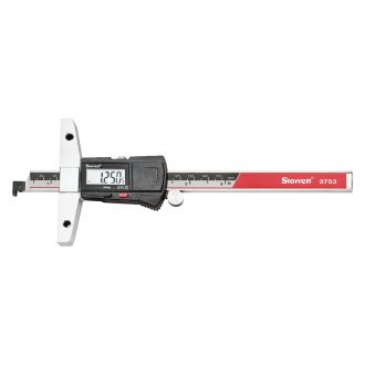 0-8/" Digital Electronic Depth Micrometer Set 0-200mm Gauge Carbide LCD Display