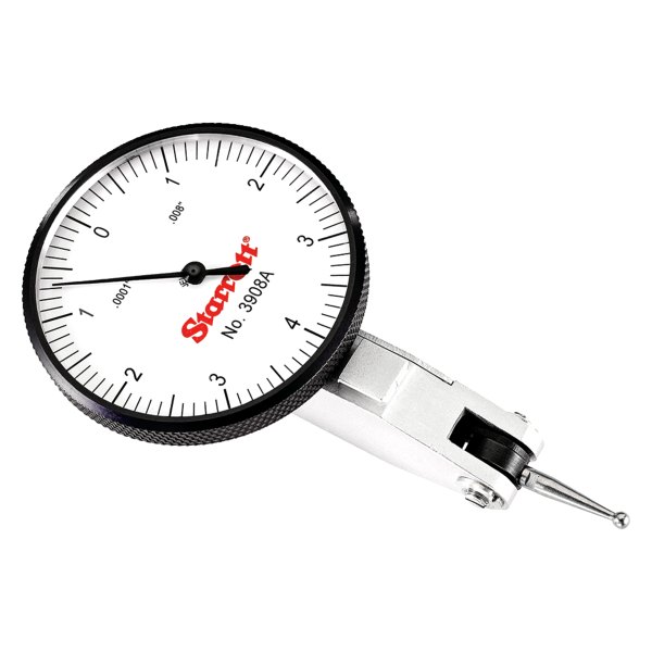 Starrett® - 3908 Series™ 0 to 0.008" SAE Dial Test Indicator with Dovetail Mount