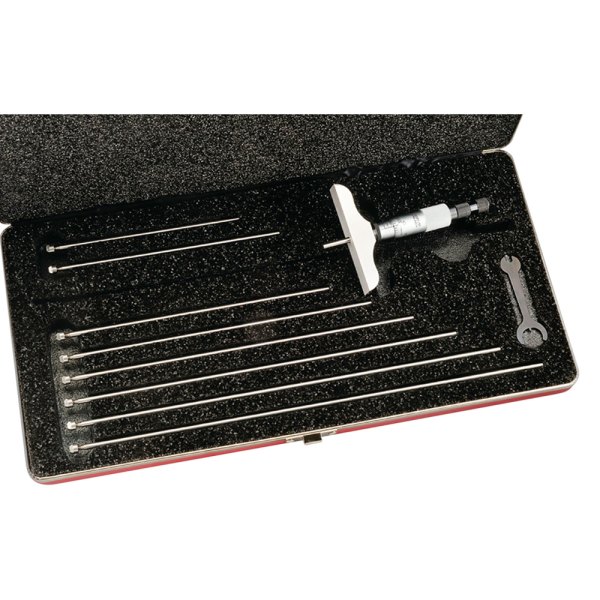 Starrett® - 445 Series™ 0 to 9" SAE Mechanical Depth Micrometer