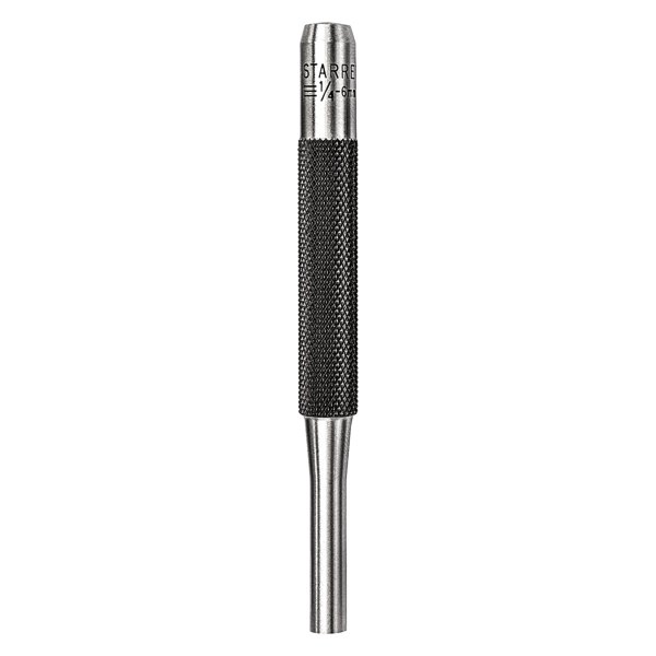 Starrett® - 565 Series™ 1/4" x 4-15/16" Steel Knurled Pin Punch