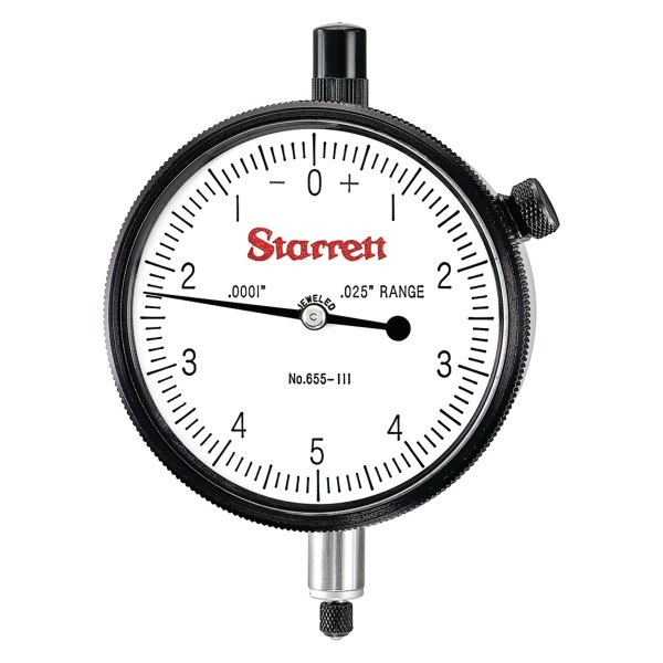 Starrett® - 655 Series™ 0 to 0.05" SAE Dial Indicator