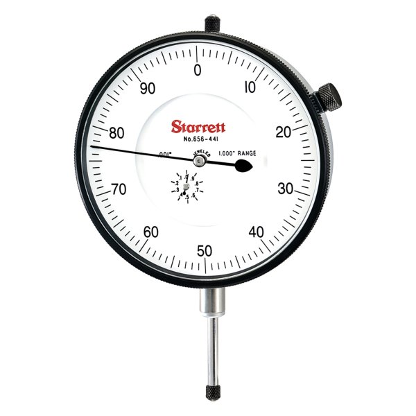 Starrett® - 656 Series™ 0 to 1" SAE Dial Indicator