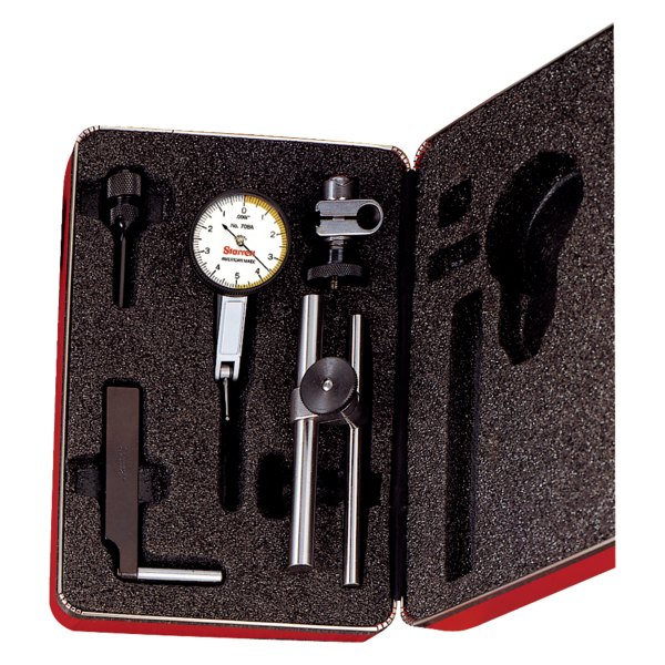 Starrett® - 708 Series™ 0 to 0.010" SAE Dial Test Indicator with Dovetail Mount