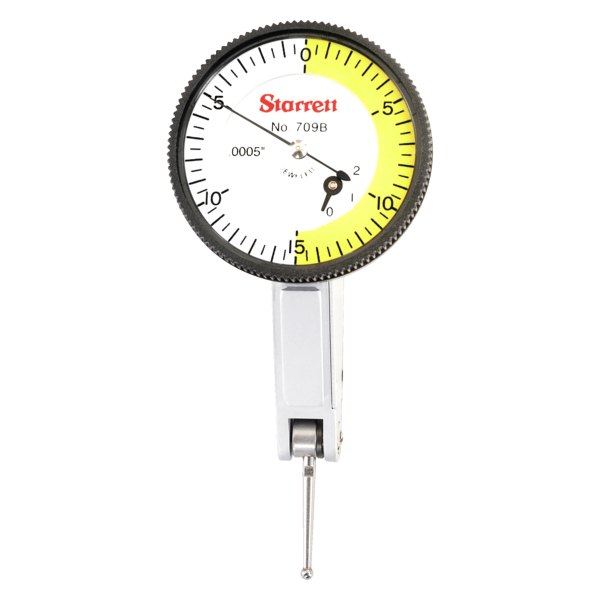 Starrett® - 709 Series™ 0 to 0.06" SAE Dial Test Indicator with Dovetail Mount